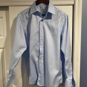 Men’s Yves Saint Laurent YSL Blue Dress Shirt